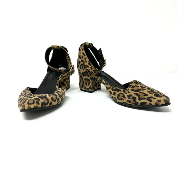Shoe//Design Copenhagen size eu 36 US 5.5 leopard print d'orsay heels - Picture 1 of 7